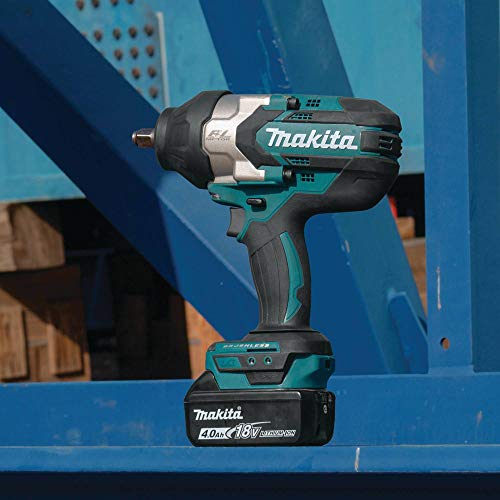 Makita XWT08Z 18V LXT� Lithium-Ion Brushless Cordless High-Torque 1/2" Sq. Drive Impact Wrench, Tool Only