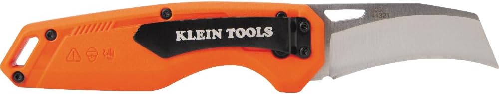 Klein Tools 44321 FLICKBLADE Hawkbill Folding Pocket Knife