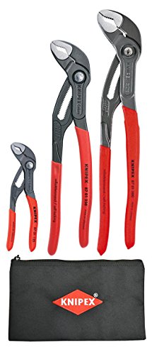 KNIPEX 3-Piece Cobra Set with Keeper Pouch