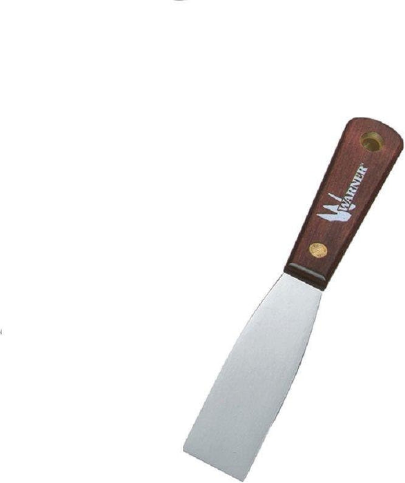 Warner Manufacturing (621) 1-1/4" Full Flex Putty Knife, Carbon Steel, Rosewood Handle