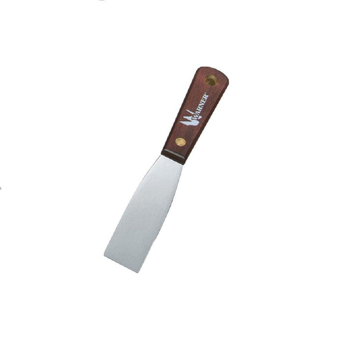 Warner Manufacturing (621) 1-1/4" Full Flex Putty Knife, Carbon Steel, Rosewood Handle