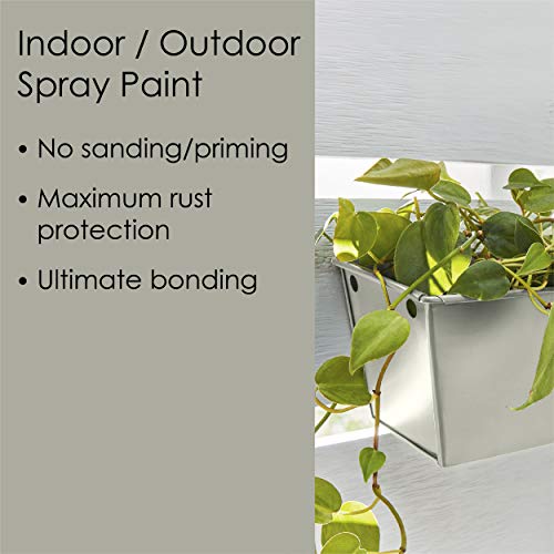 12 oz Krylon K02721007 River Rock Fusion All-In-One Paint & Primer Spray Paint, Gloss