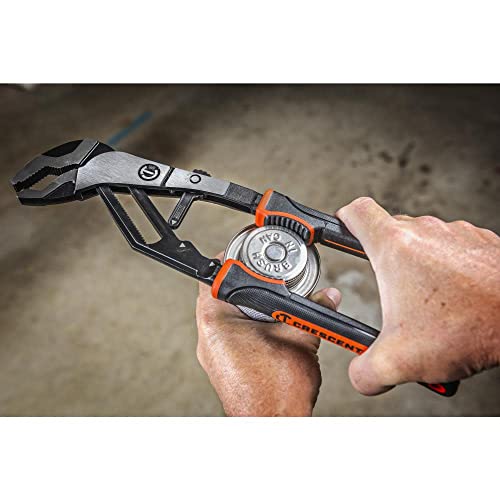 Crescent Z2 Auto-Bite Tongue and Groove Pliers 8 In. Dual Material
