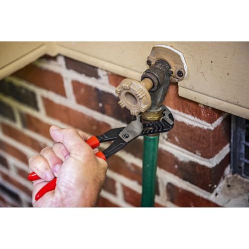 Crescent Z2 K9 Straight Jaw Dipped Handle Tongue & Groove Pliers - Home Improvement, Mechanic, Plumbing & Repair Hand Tool - 10" - RTZ210