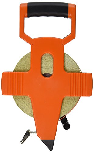 Keson OTR10M100 Open Reel Fiberglass Tape Measure Reel with Double Hook (Graduations: 1/10, 1/100 & m, cm, 2mm), 30M/100-Foot