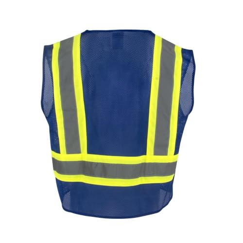 Radians SV22-1 Economy Type O Class 1 Safety Vest, Blue, X-Large