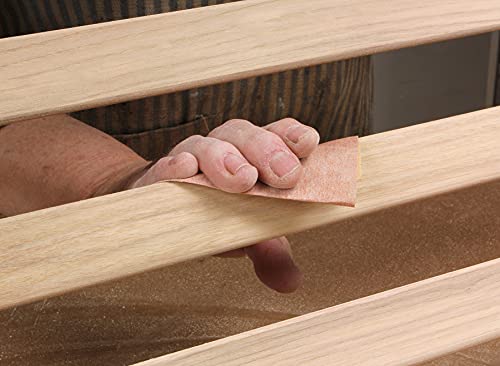 Gator 9" x 11" Bare Wood Sanding Sheets, 220 Grit, 25 Pack