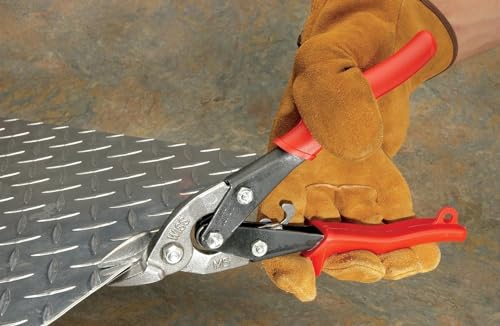 Crescent Wiss 9-1/4" Metalmaster Bulldog Snips - M5R , Red