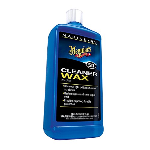 Meguiar's M5032 Marine/RV One Step Cleaner Wax - 14 Count of 32 Oz Bottles