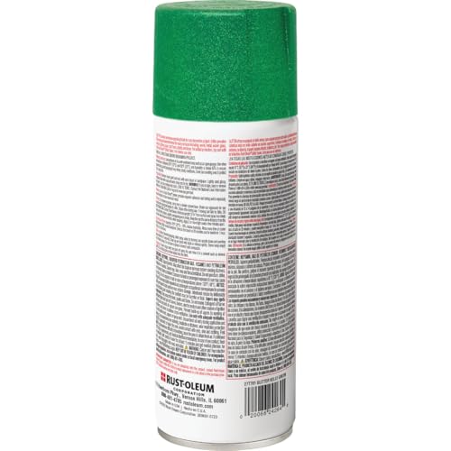 Rust-Oleum Imagine Craft & Hobby Glitter Spray Paint Glitter Kelly Green, 10.25 oz.