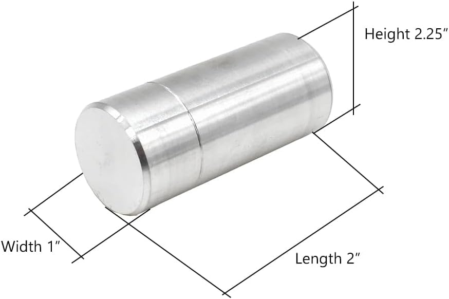 Big Horn 70142 Center Marker for 1 Inch Latch Bore with Stainless Steel Point