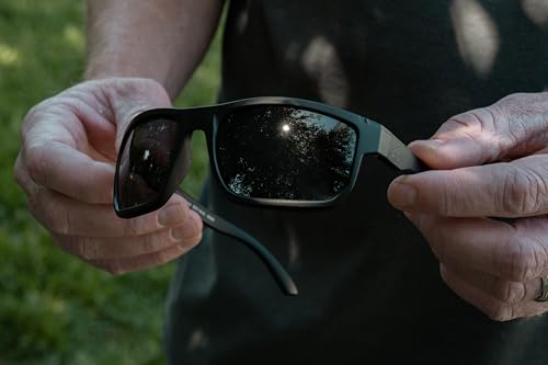 EDGE Defiance Z87 Wayfarer Safety Sunglasses (Matte Black, Smoke Vapor Shield), Anti-fog Z87 Tinted Safety Glasses, Shatter Resistant, ANSI Compliant Men's Sunglasses…