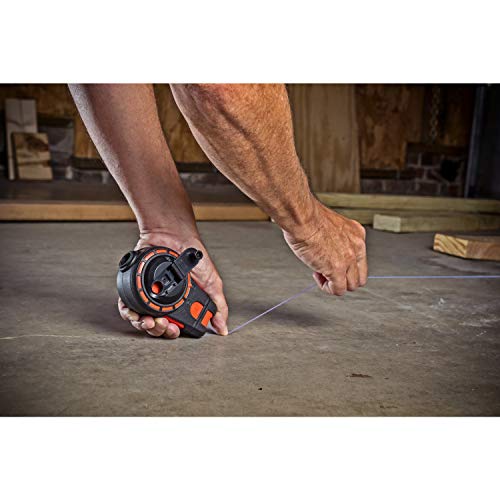 Crescent Lufkin 100' Contractor Chalk Reel with HardMark Blue Chalk - CL100BA