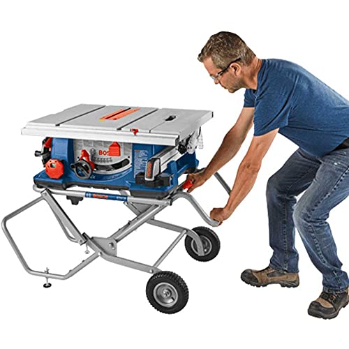 Bosch Worksite Table Saw with Gravity-Rise Wheeled Stand