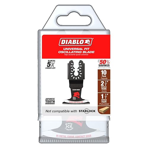 Diablo Freud U 2-1/2 BIM JT CLN WD OMT 10PK