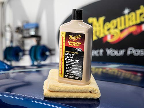Meguiar's M11032 Mirror Glaze Ultra Pro Speed Compound - 32 Oz Bottle (Packaging May Vary)