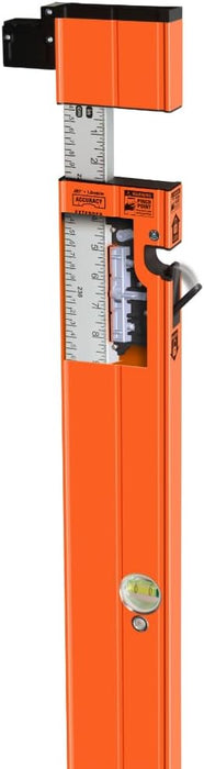 Johnson Level & Tool 5800-0712P 7FT - 12FT Extendable Plate Level, Triple-Secured Mounting System