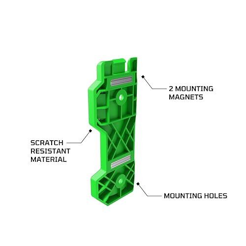 EZRED Magnetic Spray Can Holder 3-Pack Flexible Non-Marring Polymer Lid Holder Green