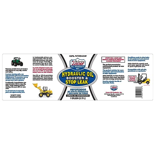 New Hydraulic Oil and Stop Leak For Lucas Oil 10018