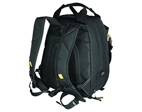 CLC Work Gear 1134 Carpenter's Tool Backpack, 44 Pockets, Padded Back Support, Black