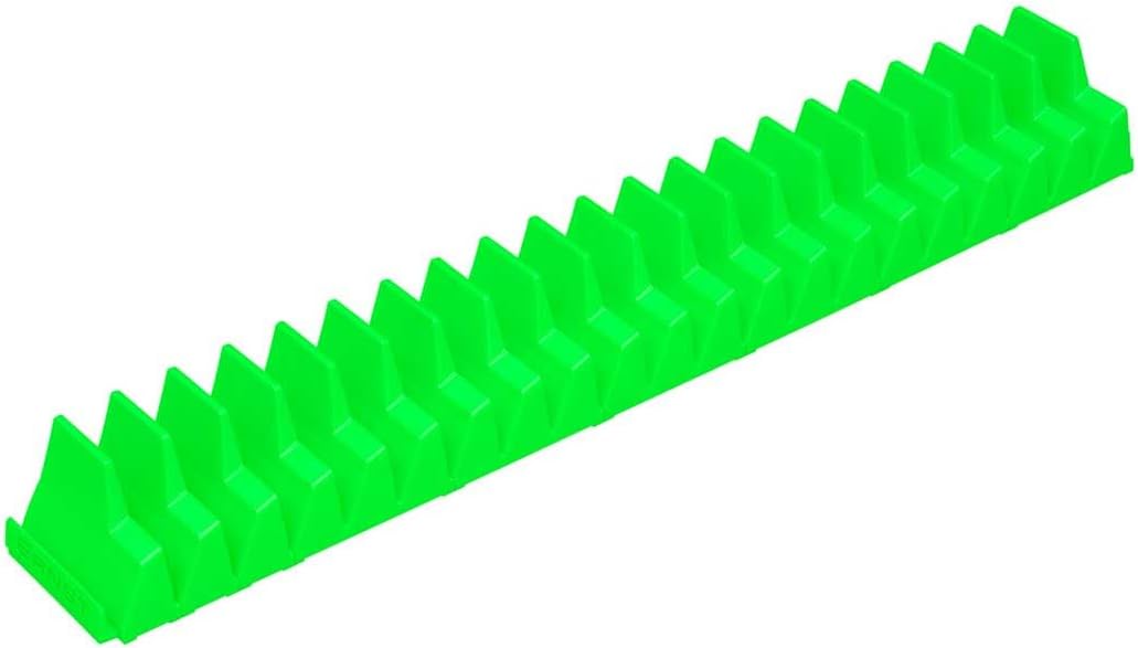 Ernst Manufacturing Wrench Pro Wrench Storage for 20 Wrenches with Anti-Slip Cleats - Green - Made in the USA
