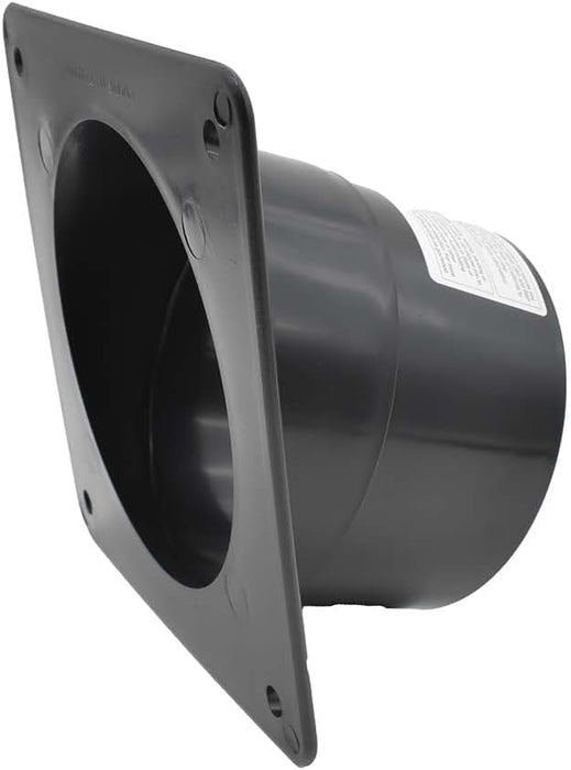 Big Horn 11428 4-Inch Dust Port with 4 Mounting Holes
