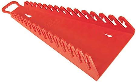Ernst Manufacturing 5188-Red Gripper Reverse Wrench Organizer, 15 Tool, Red