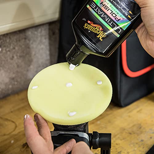 Meguiar’s 5” Soft Buff DA Foam Polishing Disc DFP5 - Hook and Loop Pad for Use with a 5” DA Backing Plate, Dual Action Polisher, and Light Cleaner or Polish to Enhance Shine
