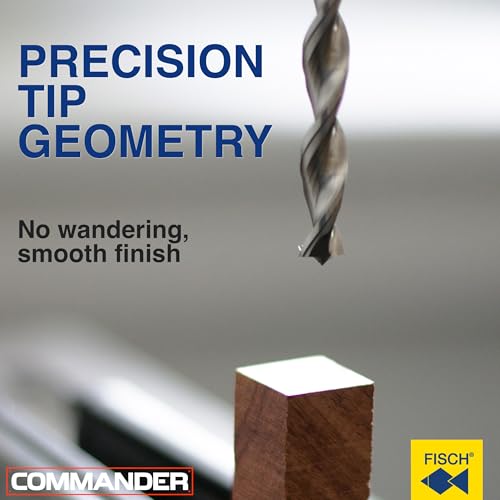 Fisch Pen Maker Drill Bit (13/32" x 150mm / 6") – Parabolic Flute for Wood Turning & Pen Blanks – Clean Entry, Fast Drilling, M2 HSS Steel – FSN-322627