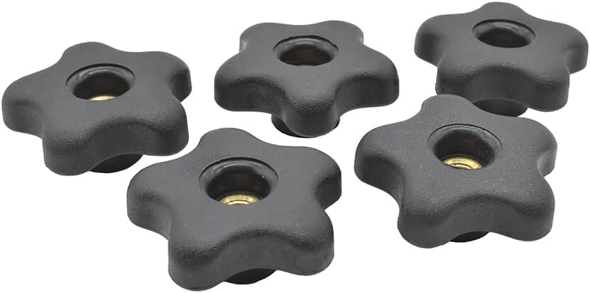 Big Horn 19709B-5PK 5 Star Thru Knob 3/8 x 16 (5/PK)