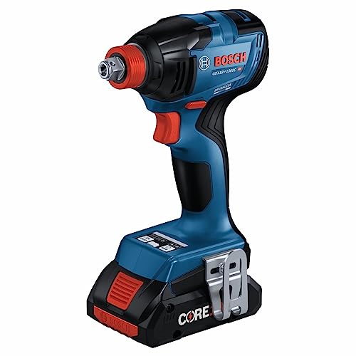 BOSCH GDX18V-1860CN 18V Connected-Ready Two-In-One 1/4 In. and 1/2 In. Bit/Socket Impact Driver/Wrench