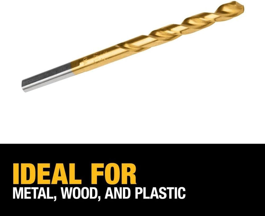 DEWALT DW1314 7/32-Inch Titanium Nitride Speed Tip Point Drill Bit