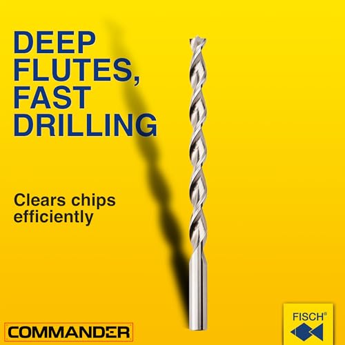 Fisch Pen Maker Drill Bit (13/32" x 150mm / 6") – Parabolic Flute for Wood Turning & Pen Blanks – Clean Entry, Fast Drilling, M2 HSS Steel – FSN-322627