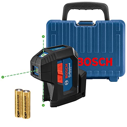 BOSCH 125ft Green 3-Point Self-Leveling Laser with VisiMax Technology
