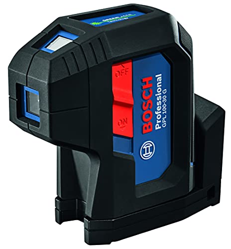 BOSCH 125ft Green 3-Point Self-Leveling Laser with VisiMax Technology