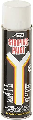 Aervoe 710 White Line Striper Spray Paint, Lot of 12