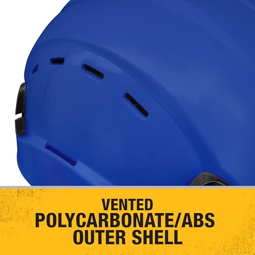 DEWALT DPG22V Blue Type II Class C 4-Point Ratcheting Vented Safety Helmet