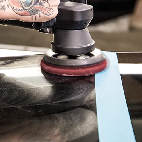 Meguiar's 5" Soft Buff DA Foam Cutting Disc - Hook and Loop Foam Detailing Pad for Removing for Removing Swirls, Scratches, and Oxidation - for use with 5" DA Backing Plate and DA Polisher, 1 Disc