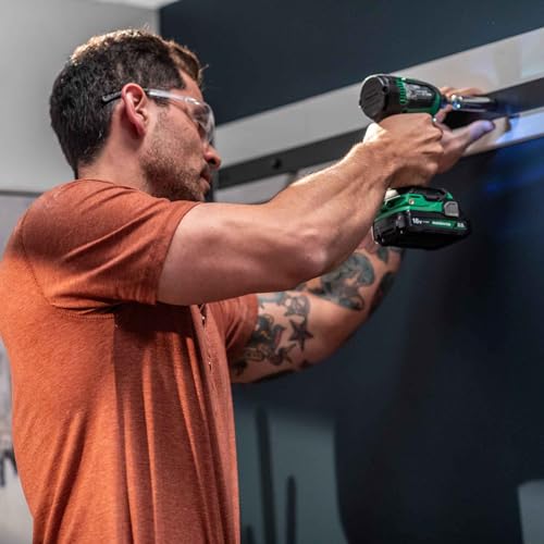 Metabo HPT 18V MultiVolt Impact Driver Kit | 1/4-Inch Chuck | 2-2.0 Ah 18V Batteries | 1,549 in-lbs Torque | Brushless Motor | Compact Size & Weight | Lifetime Tool Warranty | WH18DEX