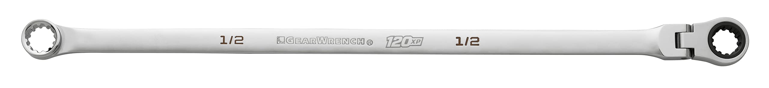 GearWrench 10 Pc. 120XP Universal Spline XL Flex Head GearBox Ratcheting SAE Wrench Set - 86142