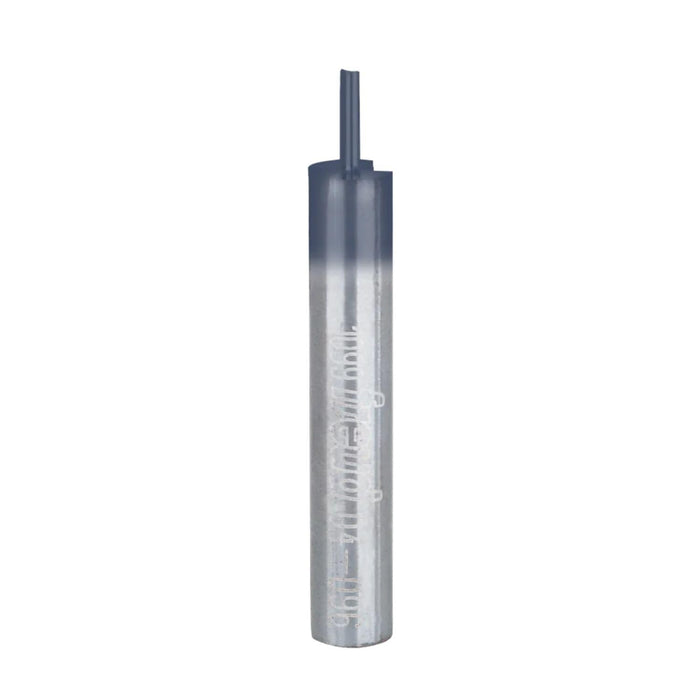 Freud Double Flute Straight Bit with Tico Hi-Density Carbide and Black I.C.E Coating - 2 Cutters, 24000 RPM, 1/4" Height, 1/16" Diameter, 1-5/8" Length, 1/4" Shank - 04-096