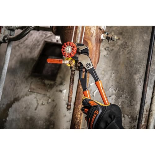 Crescent Z2 K9 Straight Jaw Dipped Handle Tongue & Groove Pliers - Home Improvement, Mechanic, Plumbing & Repair Hand Tool - 12" - RTZ212