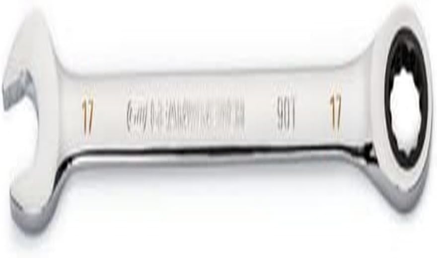 GEARWRENCH 17mm 4 Degree Swing Arch 12 Point Ratcheting Combination Wrench - 86917