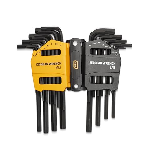 GEARWRENCH 26 Piece Long Arm SAE/Metric Hex Key Set - 83504 ...