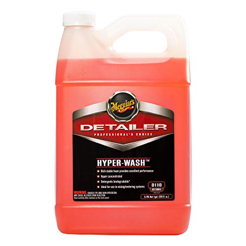 Meguiar's D111 Hyper-Wash Foaming Car Wash Lifts Off Dirt and Leaves a Rich Shine - 1 Gallon Container (Packaging May Vary)