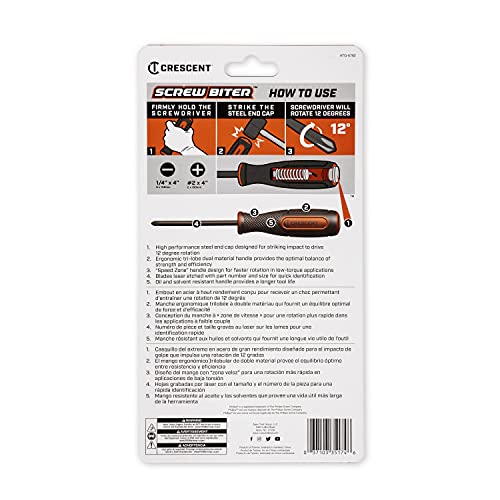 Crescent 2 Pc. Screw Biter Dual Material Extraction Screwdriver Set - CIMSD2SET