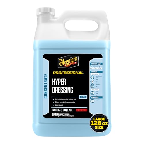 Meguiar's D17001 Hyper Dressing - 1 Gallon – Give Your Car’s Trim Pieces the Best Shine & Gloss