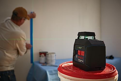 Bosch Green-Beam Self-Leveling 360° Cross-Line Laser