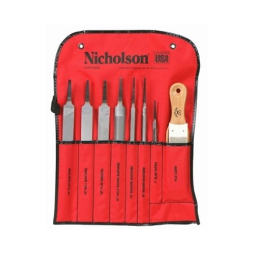 Crescent Nicholson 22025 8 Pc Machinist File Set