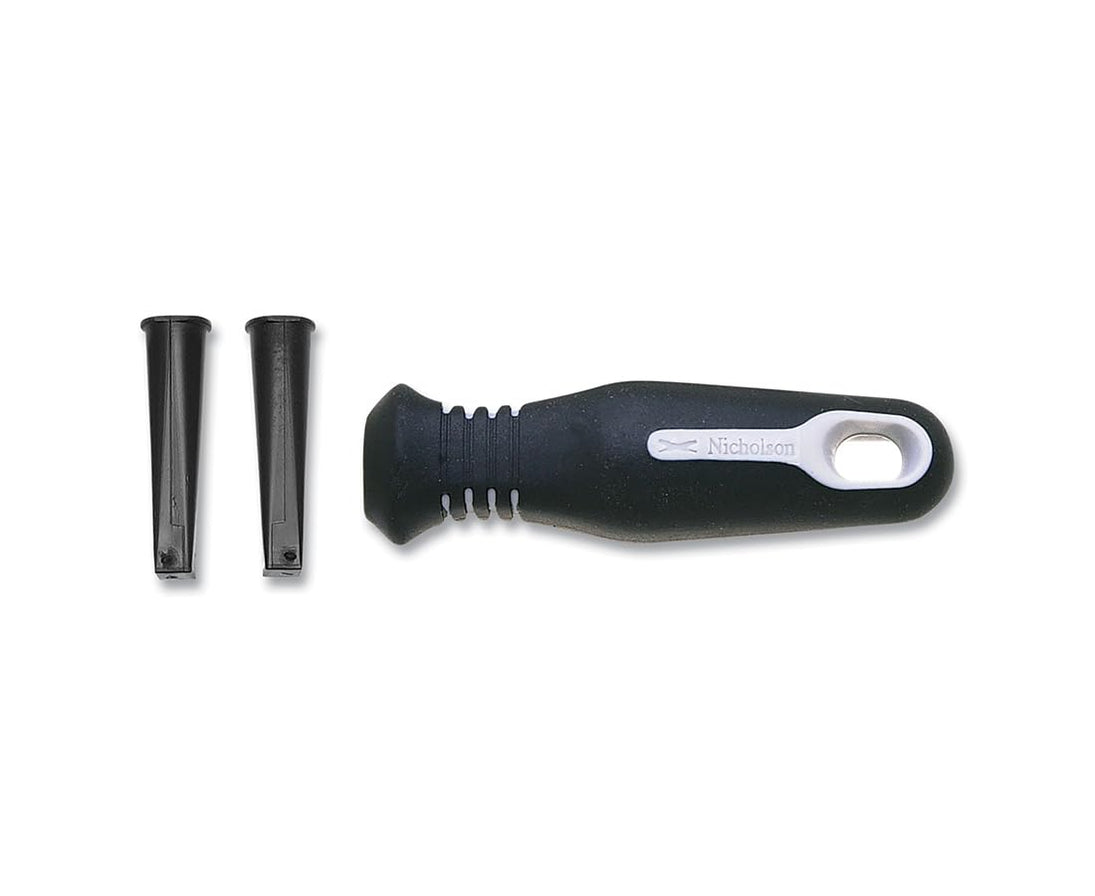 Crescent Nicholson 21474H Ergonomic Rubber File Handle with Inserts, 4 ...